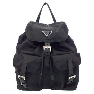 Prada two pocket Backpack Black
